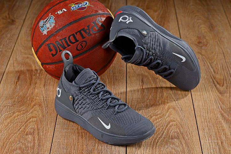 Men Nike Kevin Durant 11 Carbon Grey Shoes